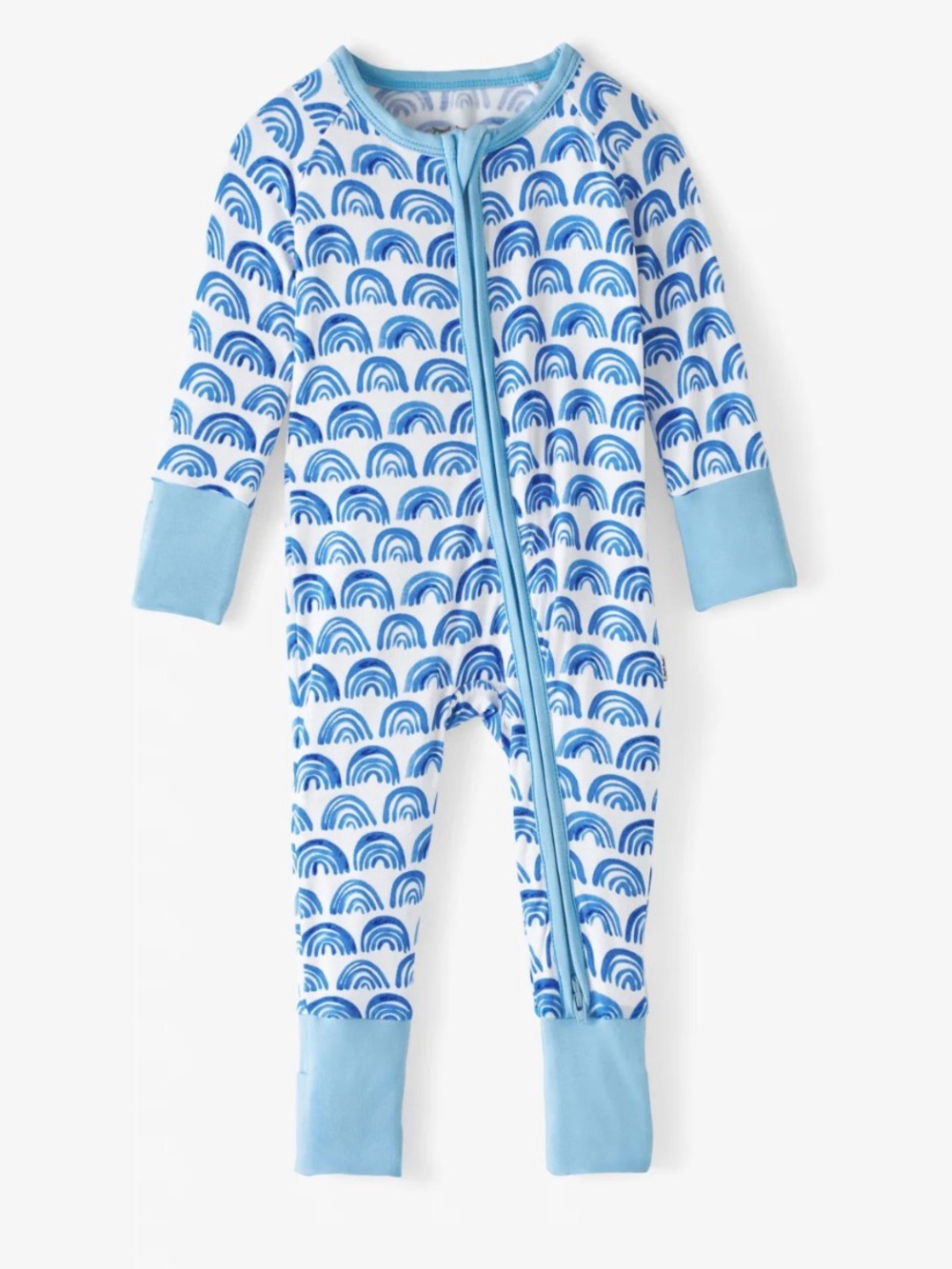 Little sleepies Blue Rainbows Zippy 6-12